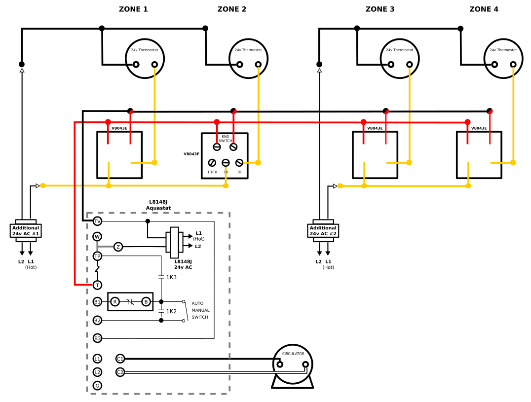 Aquastat wiring diagram information